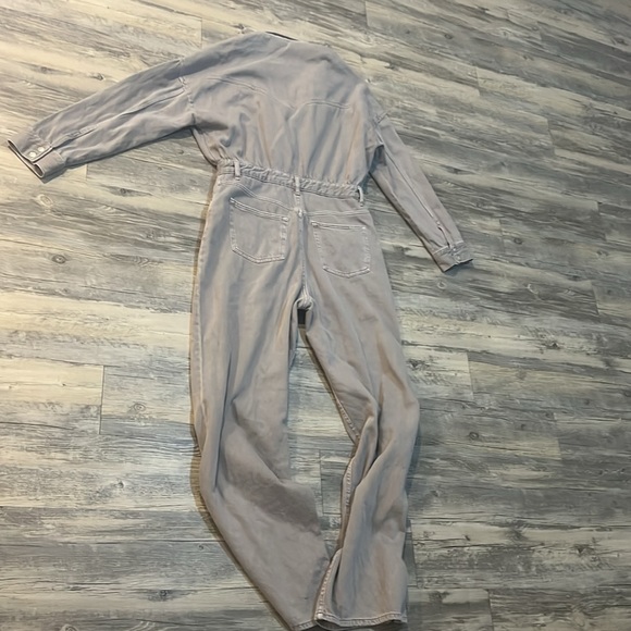 Zara XL Gray Cargo Jumper, jumpsuit (like new, small spot on sleeve pictured) - Picture 12 of 13